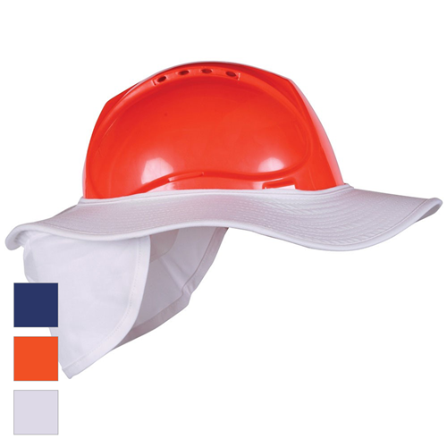 Hard Hat Brim with Neck Flap